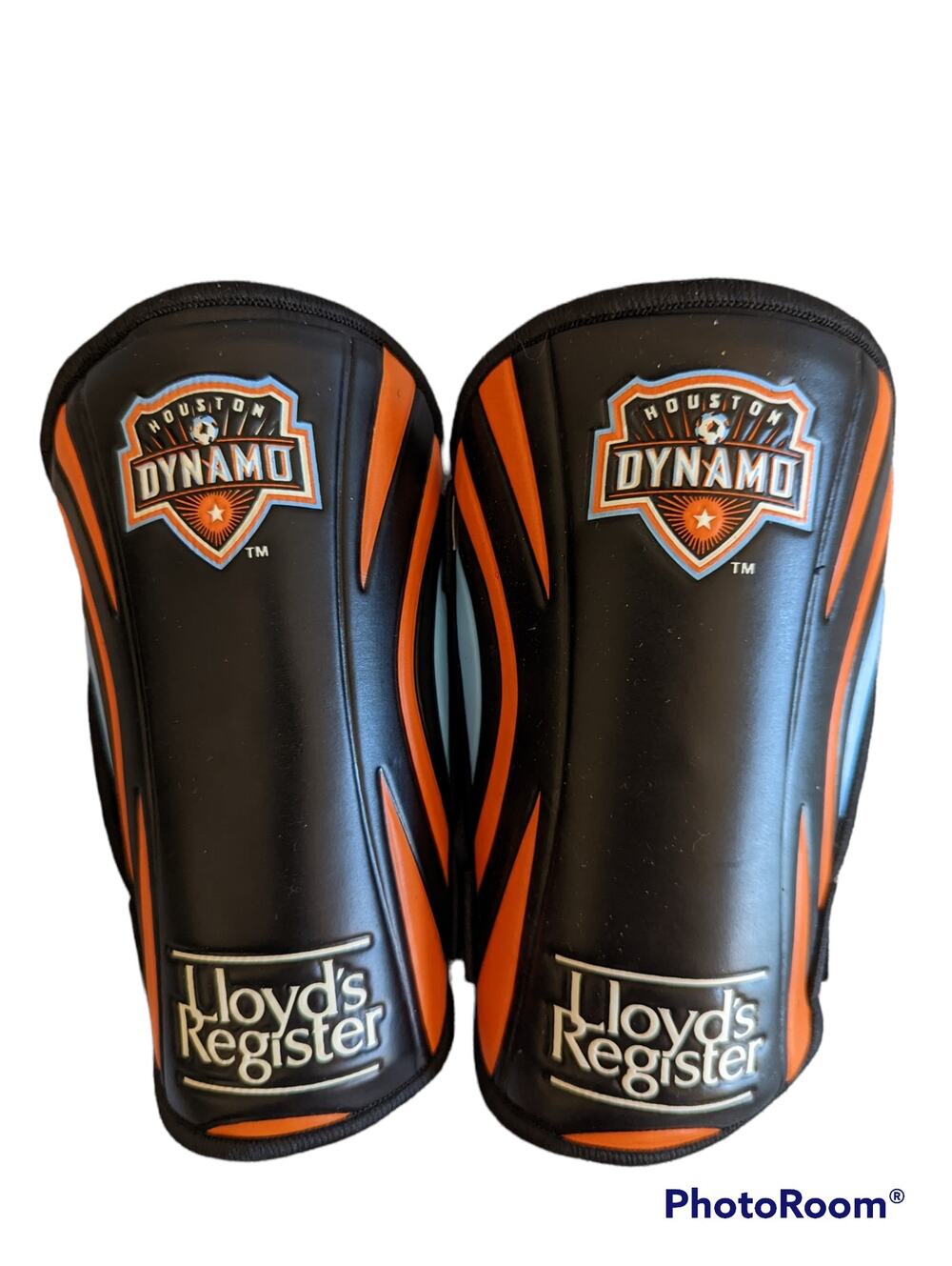 NWT RARE Houston Dynamo Soccer Game Day Promo Collectible Item Youth Shin Guards